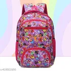 Polyester Backpack Bag, Multicolor