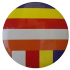 Printed Buddhist Badge, Multicolor