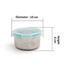 FRIENDS FOR LIFE Steel 2 Containers Lunch Box with Bag