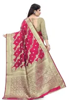 Organza Zari Woven Saree for Women 