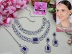 2 Layer Elegant Partywear Necklace Set for Women 