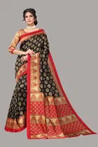 Printed Saree with Blouse Piece for Women 