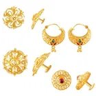 Gold Plated Designer Earrings Set for Women & Girls 