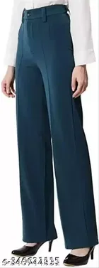 Cotton Blend Trouser for Women 