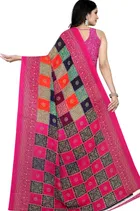 Georgette Printed Saree for Women 
