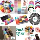 Set of 78 pcs Hair Accessories Combo for Women 