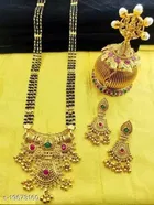Mangalsutra with Earrings for Women 