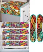 Knit 7 Pcs Fridge Cover Set 