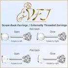 Alloy Gold Plated Earrings for Women 