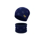 Woolen Printed Cap & Neck Warmer with Arm Sleeves for Men 