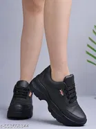 Shoetopia Girls Sneakers - Black 