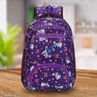 Canvas Backpack Bag, Purple