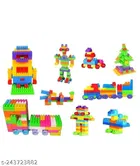 Plastic 60 Pcs Block Toys Set for Kids 