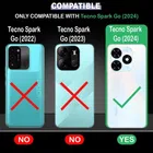 Artificial Leather Flip Cover For Tecno Spark Go 2024 