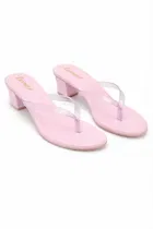 Solid Block Sandals for Women 