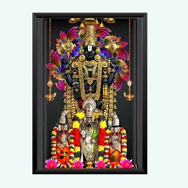 Polyester Photo Frame (Black, 5x7 inches)