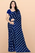 Georgette Printed Saree for Women 