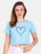 Cotton Blend Printed Tops for Women 