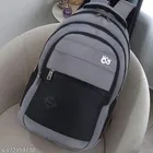 Nylon Backpack for Men & Women, Grey