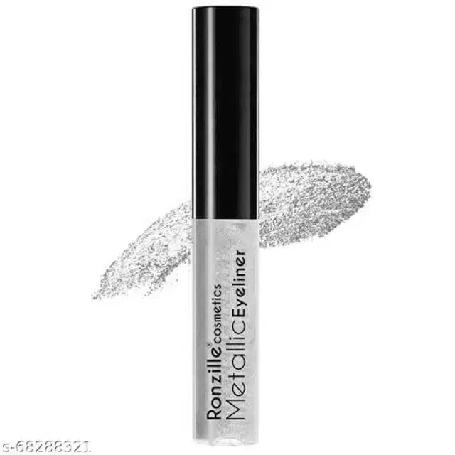 Ronzille Mettallic Glitter Eye Liner (Silver)