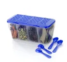 Plastic 3 Section Kitchen Storage Container 