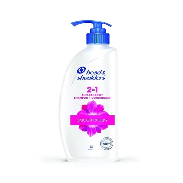 हेड एंड शोल्डर 2-इन-1 स्मूद एंड सिल्की शैम्पू + कंडीशनर 650 ml