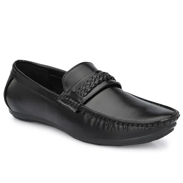 Loafers for Men (Black, 6)