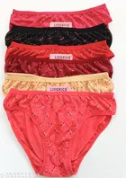 Cotton Blend Printed Briefs for Women 