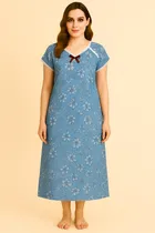 Sarina Printed Nightdress for Women 