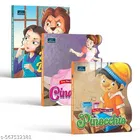 Fairy Tale Shaped Story Book | Beauty and the Beast, Cinderella, and Pinocchio | Book for kids | Board Book for kids | fairy tales | story book 