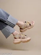 Shoetopia Women's Floaters - Beige 