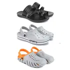 Combo of Flipflops & Clogs for Men 