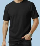 Polyester Round Neck T-shirt for Men, Multicolour, Pack of 2 