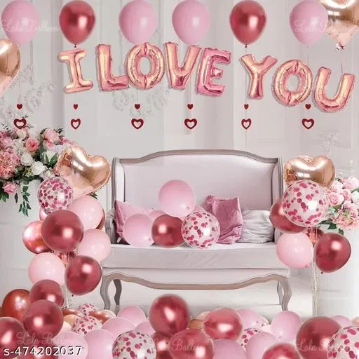 38 Pcs Balloons Decoration Kit, Multicolour, Set of 1