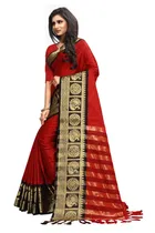Cotton Embellished Saree for Women 