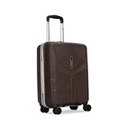 VIP Aristocrat 22 Inch [Small] Cabin Trolley Bag with Premium Gift Packing Box & 360° Spinner 8 Wheels, Brown