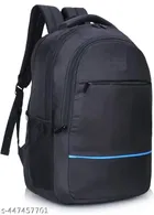 Polyester Backpack for Men & Women, Black