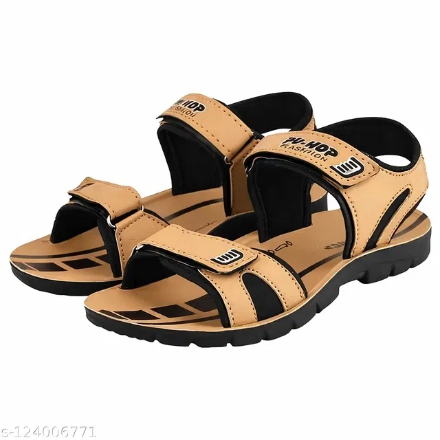 Sandals for Men (Black, 9)