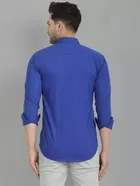 Men's Solid Full Sleeves Shirt 