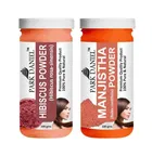 Park Daniel 100% Pure & Natural Hibiscus Powder & Manjistha Leaf Powder 