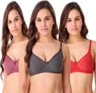 Cotton Blend Non Padded Bra for Women 