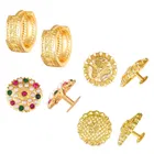 Gold Plated Designer Earrings Set for Women & Girls 