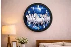 7 Horses Printed Analog Wall Clock