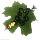 Shiv Ji Locket with Black Hakik Mala for Men 