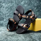 Sandals for Men (Orange, 7)