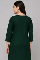 Cotton Embroidered Short Kurti for Women 