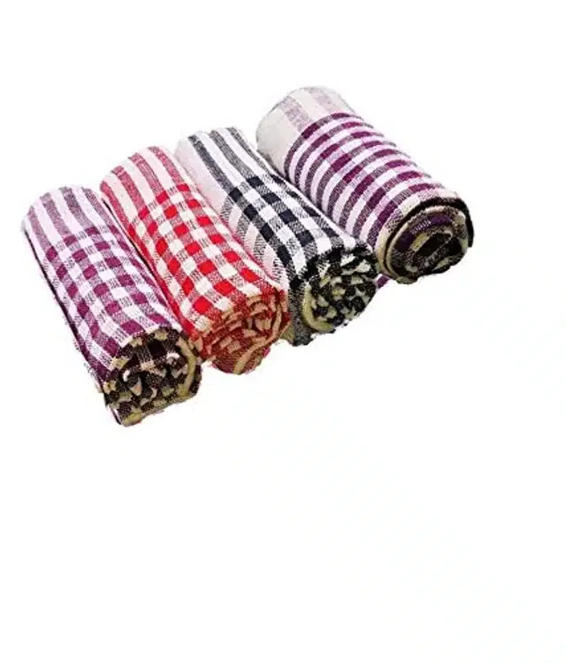 Multipurpose Kitchen Towels (Multicolor,  Pack of 4)