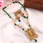 Gold Plated Designer Necklace with Earrings for Women & Girls 