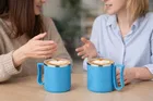 Stainless Steel Coffe Mug, Multicolour , Pack of 2 