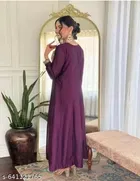 Vichitra Silk Kurta Set for Women 